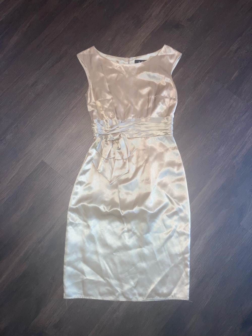 ABS by Allen Schwartz Essentials gold dress size 2